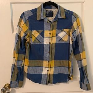 Plaid American Eagle Flannel Shirt